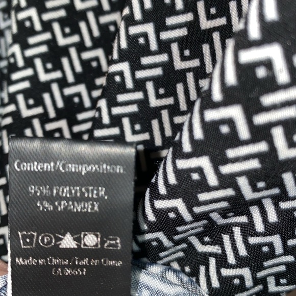 BB COLLECTION Black/White Multi Design, Knee Length Dress, Luxurious ~6463-001 - Picture 5 of 5